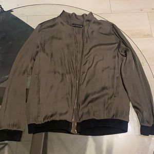 Zara - silk bomber jacket